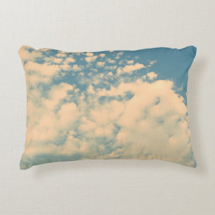 Clouds - vintage effect style pictureshome decor, decorative cushion