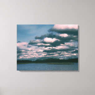 Clouds water nature art print