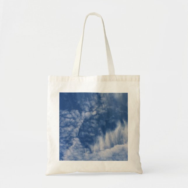 Clouds with teeth tote bag (Front)