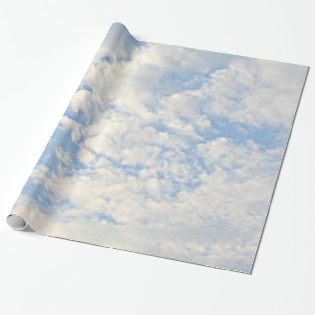 Clouds Wrapping Paper (Unrolled)