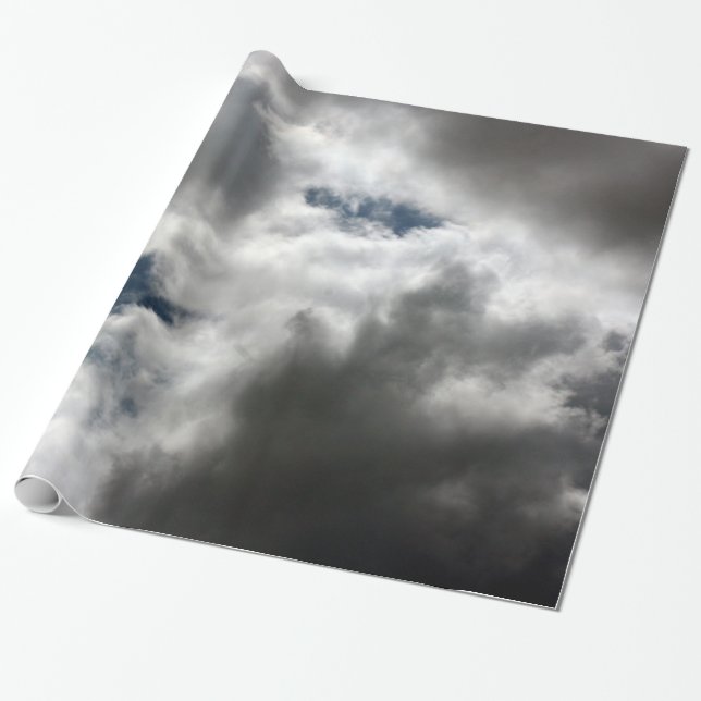 Clouds Wrapping Paper (Unrolled)