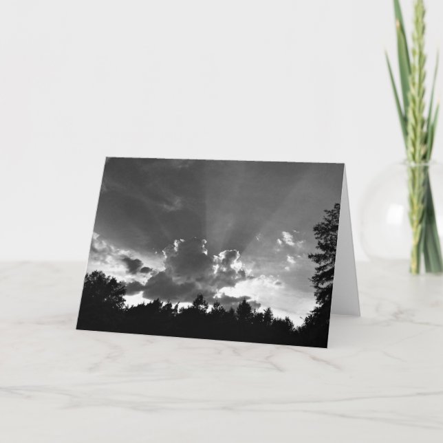 Cloudscape / Noir, card (Front)