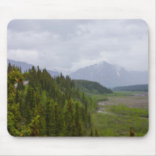 Cloudy At Denali Mouse Pad