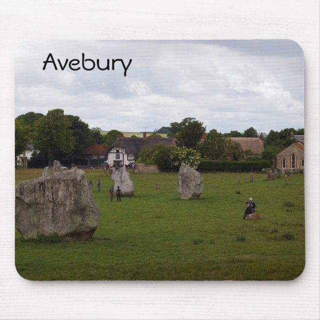 Cloudy Avebury Mouse Pad (Front)