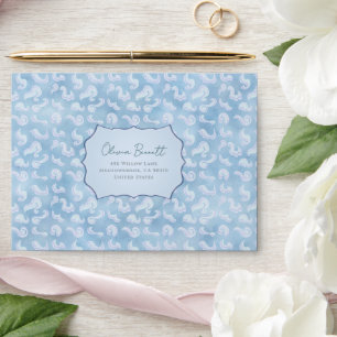 Cloudy Blue Envelope