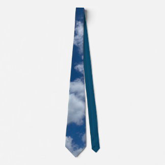Cloudy blue sky  tie