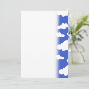 Cloudy Blue Sky White Clouds Dreamy Clouding Save The Date