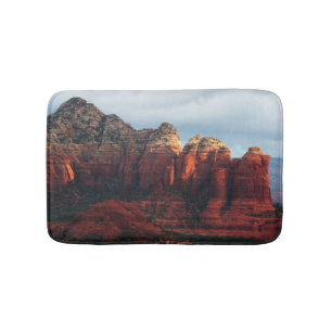 Cloudy Coffee Pot Rock in Sedona Arizona Bath Mat