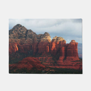 Cloudy Coffee Pot Rock in Sedona Arizona Doormat