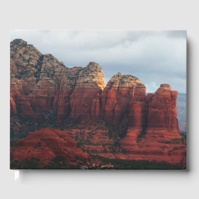 Cloudy Coffee Pot Rock in Sedona Arizona Guest Book (Front)