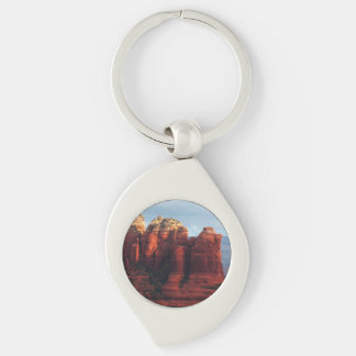 Cloudy Coffee Pot Rock in Sedona Arizona Key Ring