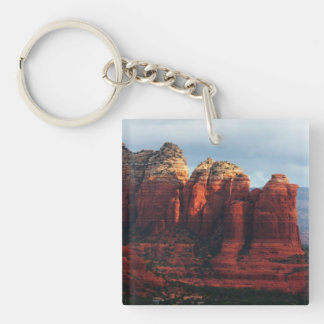Cloudy Coffee Pot Rock in Sedona Arizona Key Ring