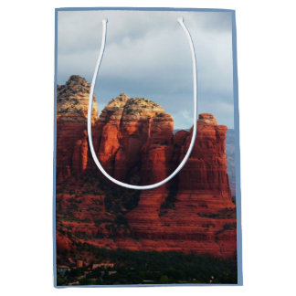 Cloudy Coffee Pot Rock in Sedona Arizona Medium Gift Bag