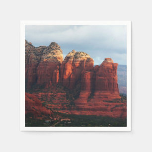 Cloudy Coffee Pot Rock in Sedona Arizona Napkin