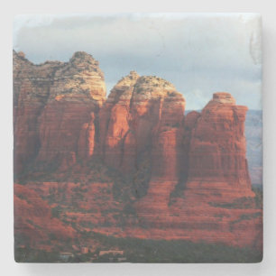 Cloudy Coffee Pot Rock in Sedona Arizona Stone Coaster