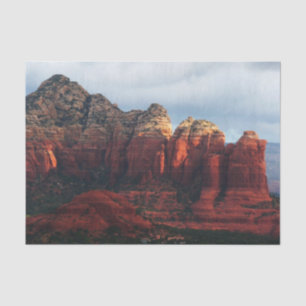 Cloudy Coffee Pot Rock in Sedona Arizona Tissue Paper