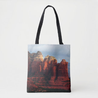 Cloudy Coffee Pot Rock in Sedona Arizona Tote Bag