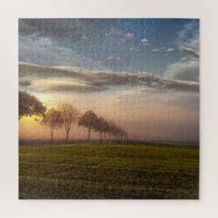 Cloudy Fields Jigsaw Puzzle