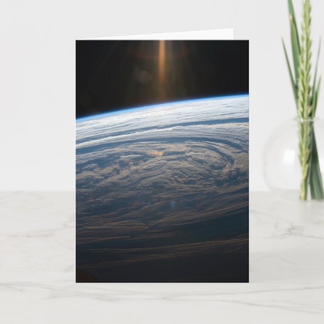 Cloudy Formations In The South Indian Ocean. Card (Front)