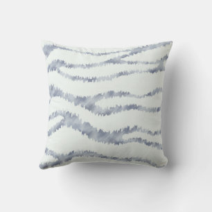Cloudy Grey Zebra Eraser Scratch Art Cushion