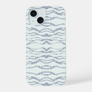 Cloudy Grey Zebra Eraser Scratch Art iPhone 15 Case