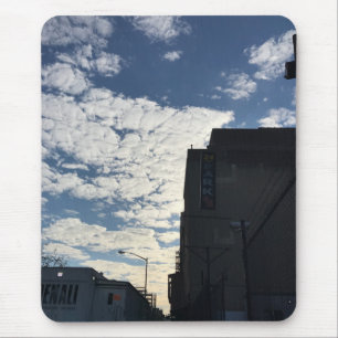 Cloudy Harlem Sky New York City Photography NYC Mouse Pad