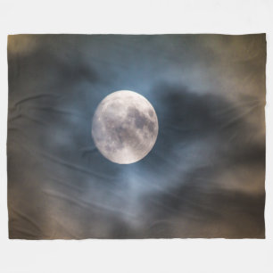 CLOUDY MOON FLEECE BLANKET