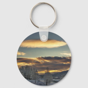 Cloudy Mothership Key Ring