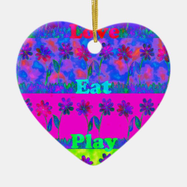 Cloudy Nice Day Better Night.png Ceramic Tree Decoration (Front)