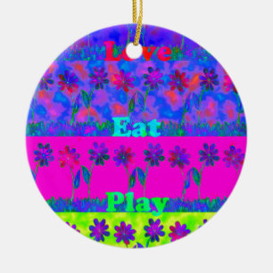 Cloudy Nice Day Better Night.png Ceramic Tree Decoration