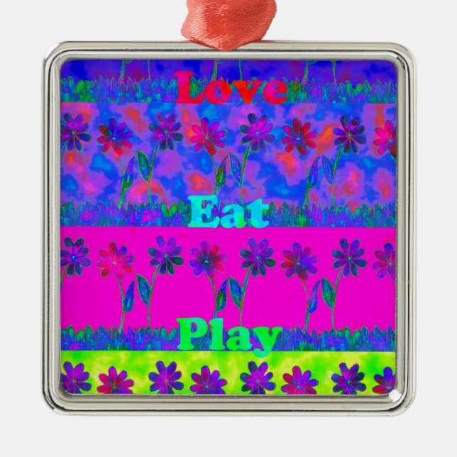 Cloudy Nice Day Better Night.png Metal Tree Decoration (Front)