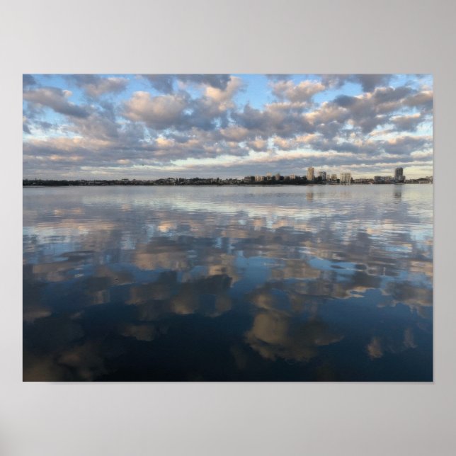 Cloudy Reflection  Poster (Front)