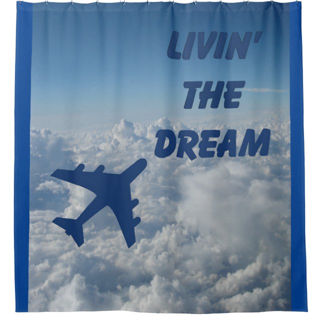 Cloudy Showers Shower Curtain (Front)