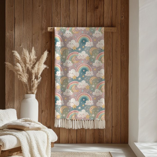 Cloudy Skies Blanket Pastel Sherpa for Sweet Kids (Cloudy Skies Blanket Pastel Sherpa for Sweet Kids)