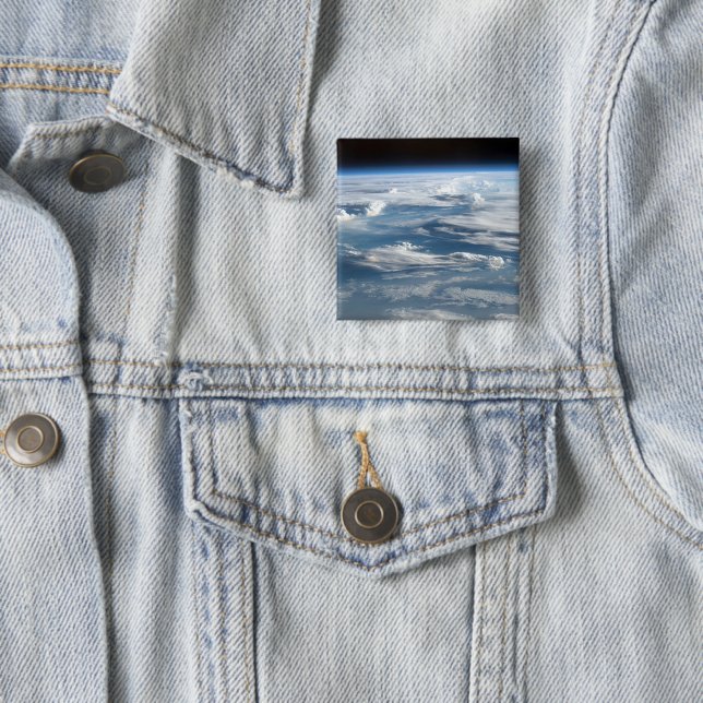 Cloudy Skies Over Sudan 15 Cm Square Badge (In Situ)