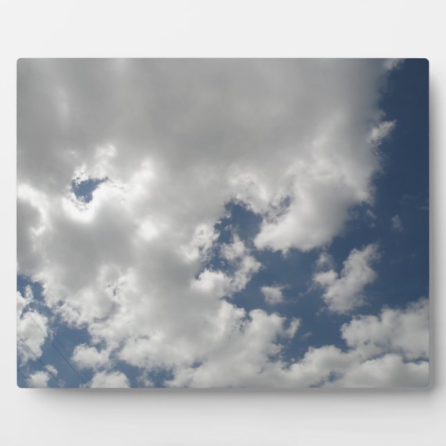 Cloudy Skies Plaque (Front)