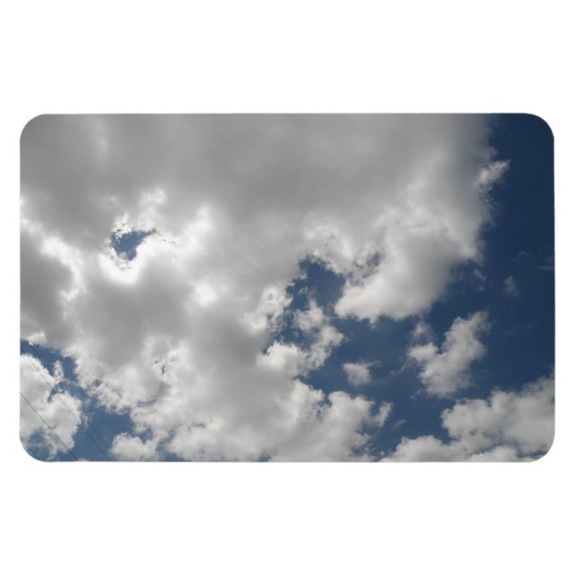 Cloudy Skies Premium Magnet (Horizontal)