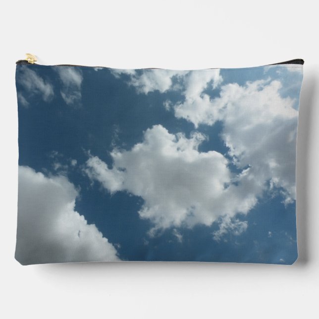 Cloudy Sky Abstract Photography Accessory Pouch (Front)