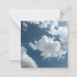 Cloudy Sky Abstract Photography Card