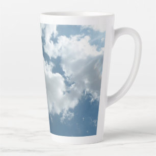 Cloudy Sky Abstract Photography Latte Mug