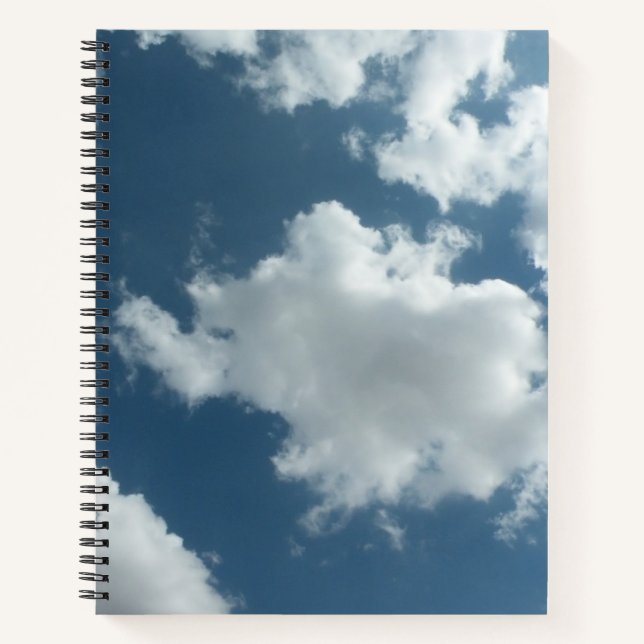 Cloudy Sky Abstract Photography Notebook (Front)