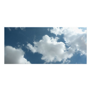 Cloudy Sky Abstract Photography Rack Card