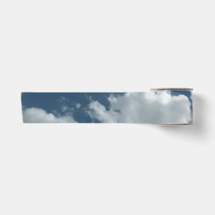 Cloudy Sky Abstract Photography Satin Ribbon