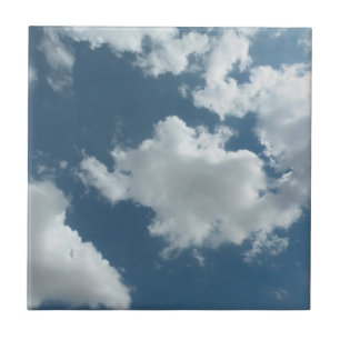 Cloudy Sky Abstract Photography Tile