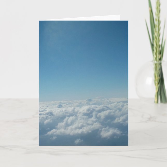 Cloudy Sky Greeting Card (Front)