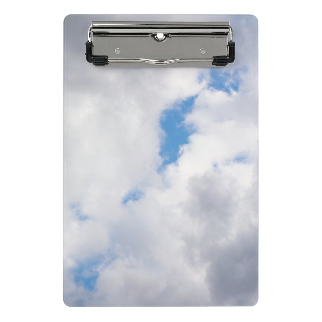 Cloudy sky mini clipboard (Front)