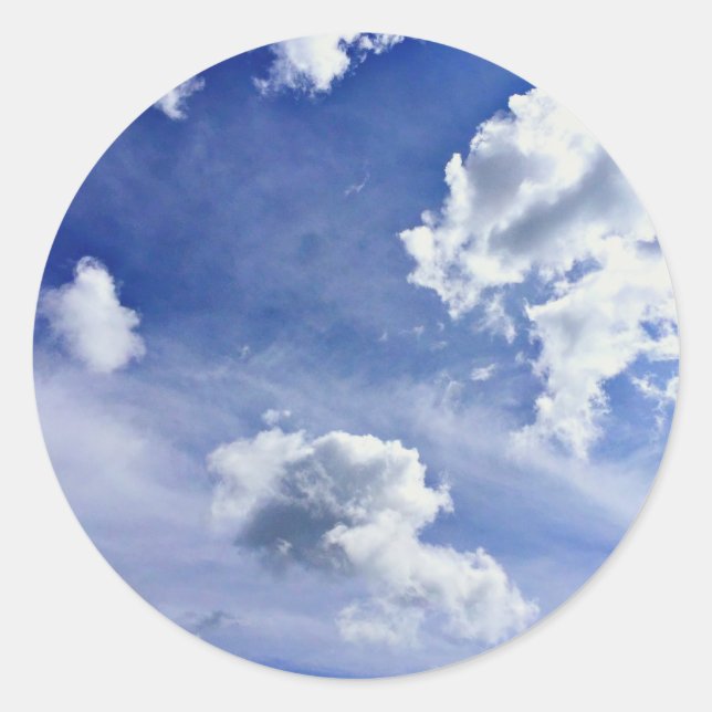 Cloudy Sky Stickers (Front)