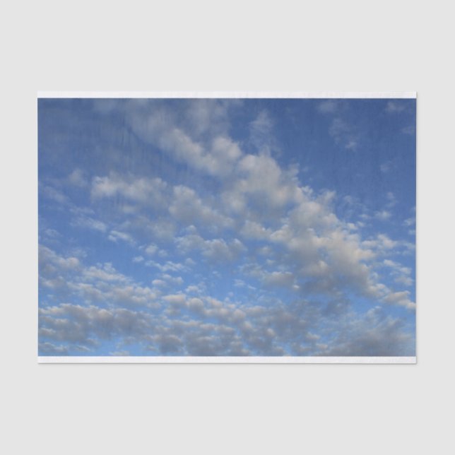 Cloudy sky tissue paper (Front)