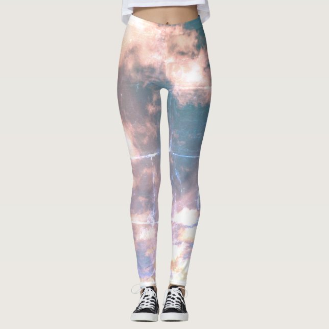 "Cloudy Sky" Women's Leggings (Front)