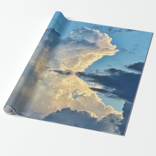 CLOUDY SKY WRAPPING PAPER (Unrolled)